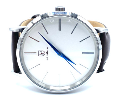 NEW S. COIFMAN WATCH SC0482 44MM PC21 QUARTZ 3 YEAR WARRANTY NO BOX