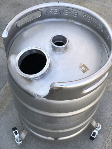 Stainless steel Boiler Still Moonshine Grain Kettle 13.2 Gal. 50L 4” tri-clamp.