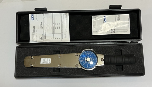 Llave dinamométrica tipo dial de accionamiento CDI 3/8 modelo 502LDFN 0-50 pies/ lb con estuche EE. UU. - Imagen 6 de 16