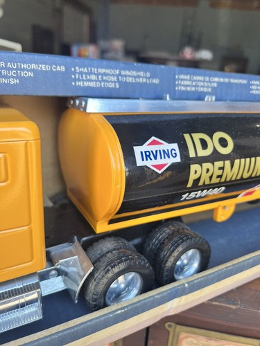 NYLINT Irving IDO Trans Tanker Semi Truck Pressed Steel NIB private Label HTF - Picture 3 of 11