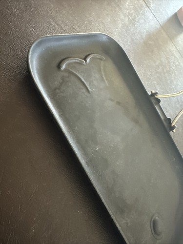 Rare Vintage Le Creuset Cast Iron Fish Grill Pan With Folding Handle - Picture 7 of 10