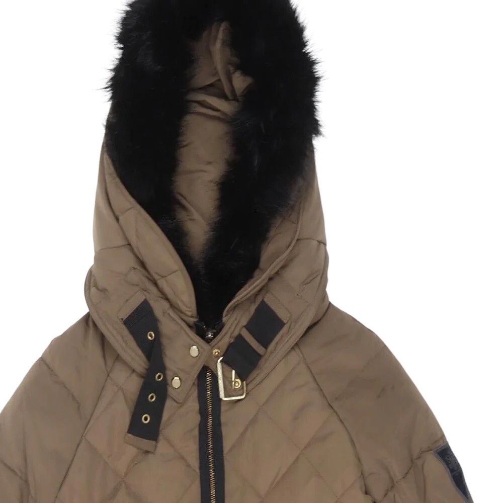 Zara Basic Ladies Brown Feather & Down Filled Hoo… - image 3