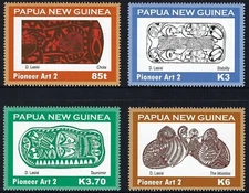 2009 PNG SG#1304/07 Pioneer Art 2 set of 4 mint MUH MNH Papua New Guinea
