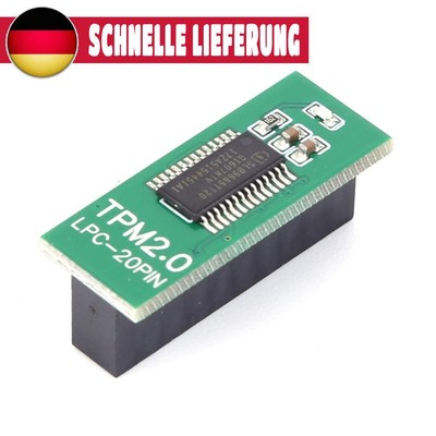 TPM 2.0 LPC-20PIN Module Replacement Parts for ASUS GIGABYTE Intel AMD