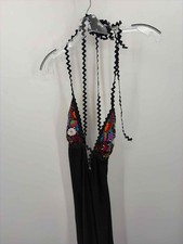 Pre-Owned Christiane Letart Black Size One Size Maxi Sleeveless Dress