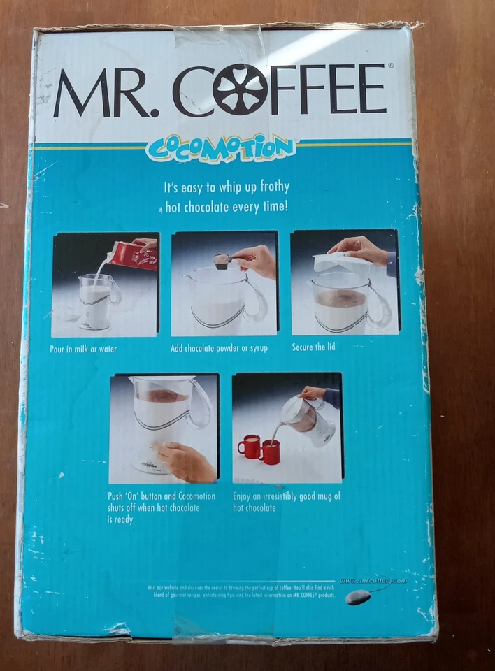 Mr. Coffee Cocomotion HC4 热巧克力机 全新未拆封 2002  — 第 2/4 张图片