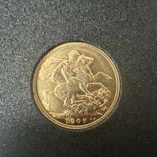 King Edward VII Full Sovereign Gold Coin - mixed dates 