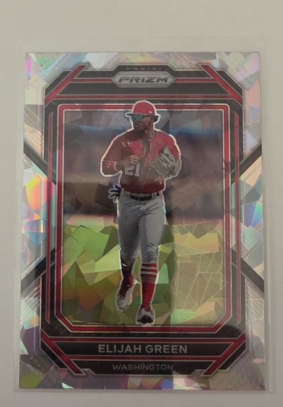 2023 Panini Prizm - Elijah Green #49 Ice Prizm (RC)