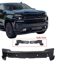 For 2019-2022 Chevy Silverado 1500 Steel Front Bumper Face Bar W/ Sensor Holes