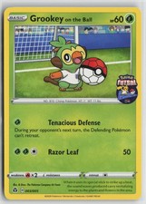 Grookey on the Ball 3/5 Pokemon Futsal Collection Pokemon NM