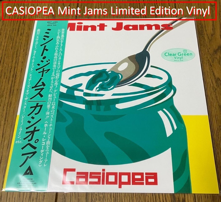 CASIOPEA Mint Jams Limited Edition Vinyl Clear Green LP Analog