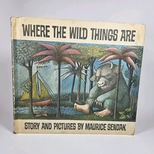 WHERE THE WILD THINGS ARE 1963 1st Edition Maurice Sendak Vintage Classic HC