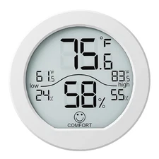 Digital Hygrometer Thermometer for Room Temperature Humidity Meter Indoor Thermo