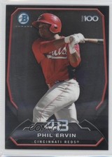 2014 Bowman Bowman's Top 100 Prospects Chrome Phil Ervin #BTP-48 1v1