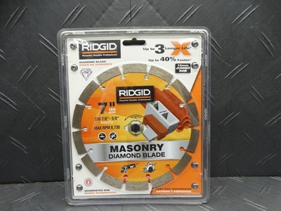 RIDGID SG70CP 7'' Segmented Circular Diamond Blade for Concrete Masonry Grinder