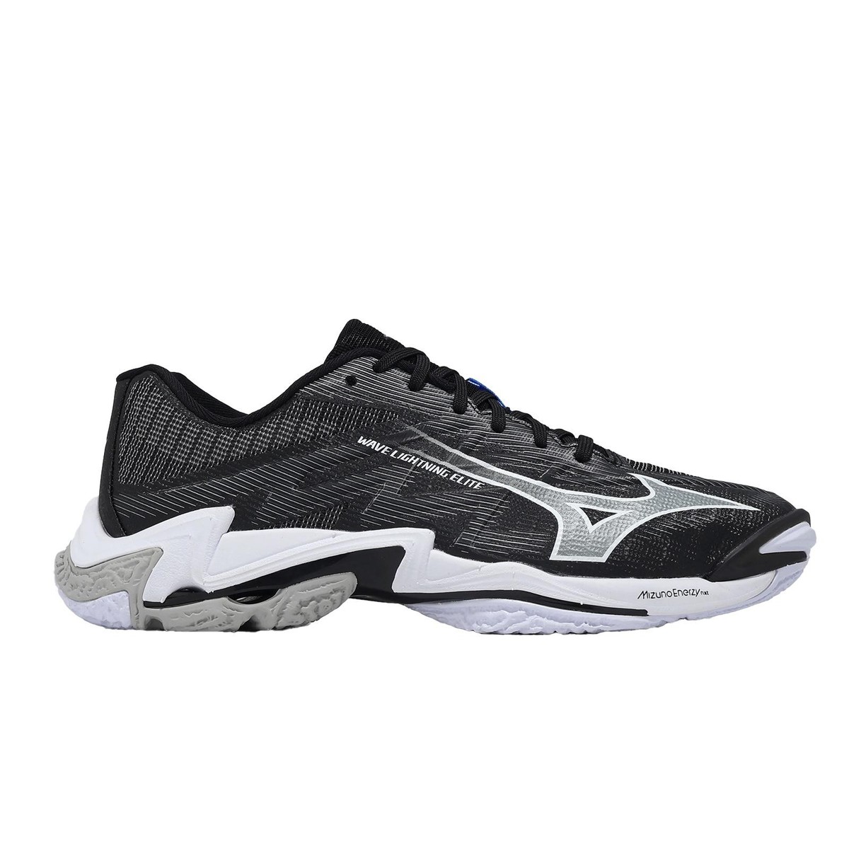 Mizuno Wave Lightning Elite Wide Black White Grey Men Volleyball