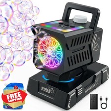 Hanstre Bubble Machine RGB Lights Remote