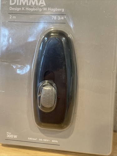 IKEA DIMMA Inline Kabel Dimmschalter - 2m Kabel - 300W max - Neu - Bild 2 von 4