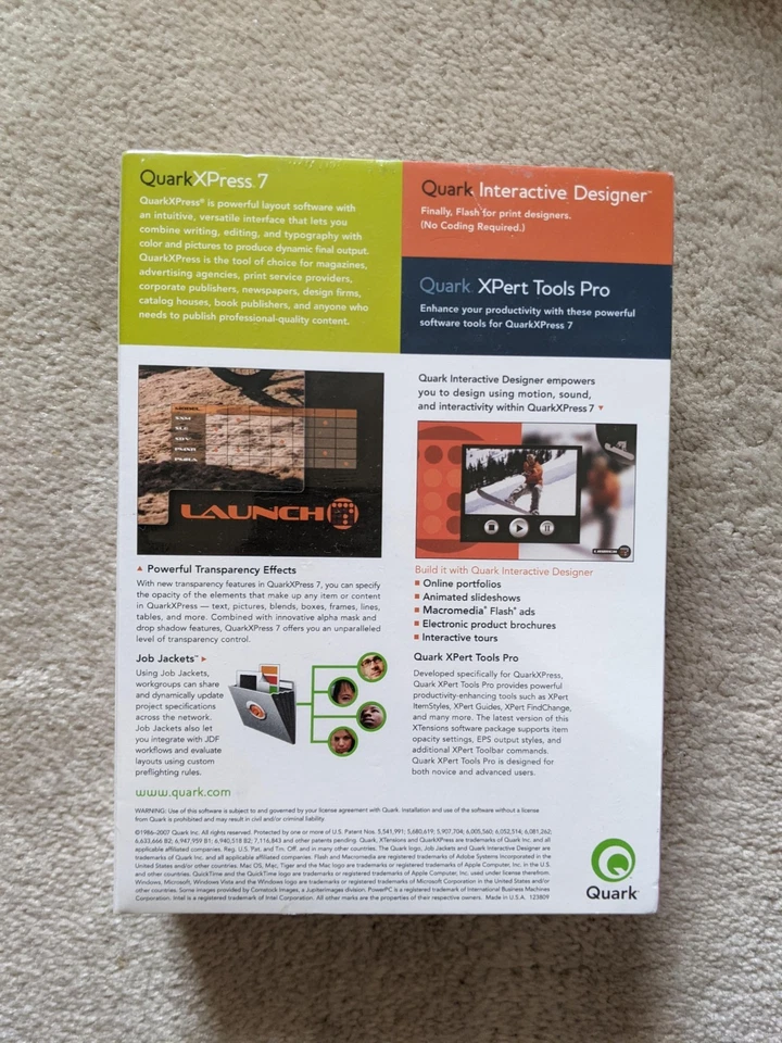 Brand New QuarkXPress 7 Upgrade for Mac AND Windows Factory Sealed - Image 2 of 4