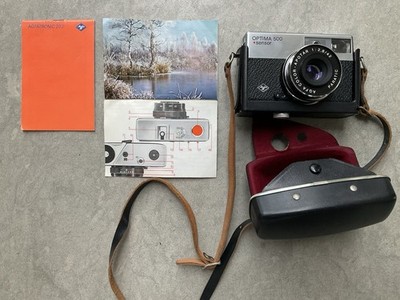 Agfa Optima 500 Sensor Analogkamera Inkl. Tasche Bedienungsanleitung ungetestet