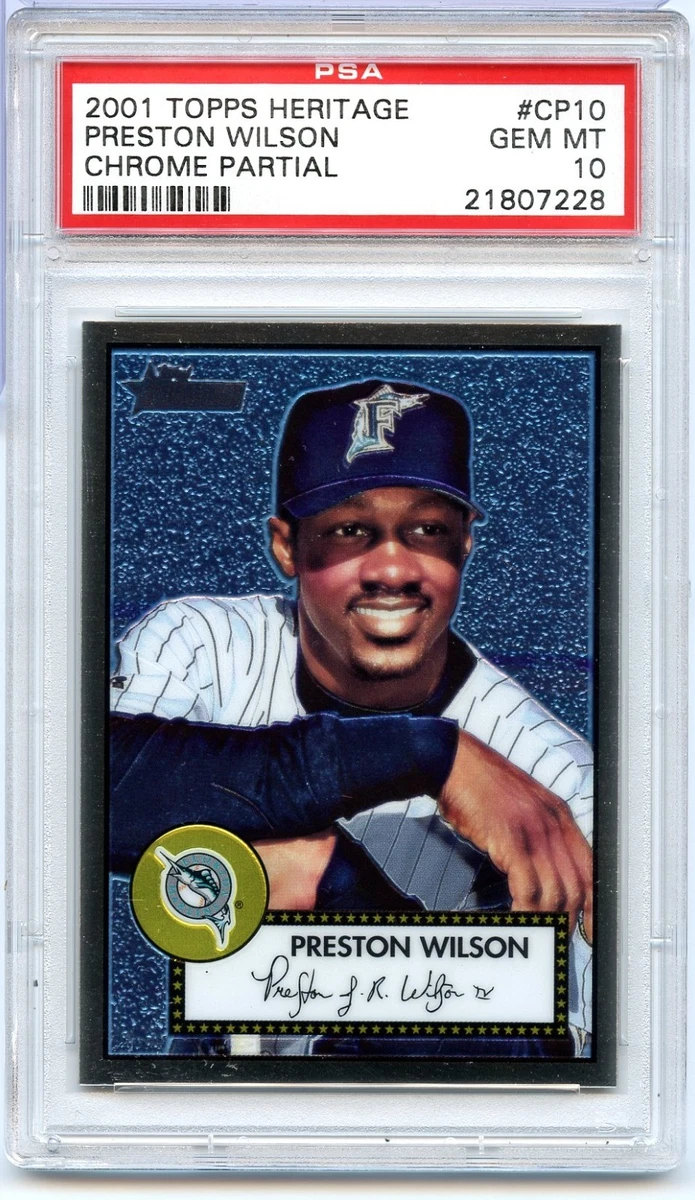 Preston Wilson Florida Marlins Baseball Sports Trading Cards