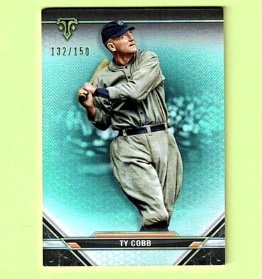 Ty Cobb 2021 Topps Triple Threads Aquamarine #56 #d /150  HOF E783