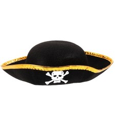 Pirate Costume Accessories Pirate Tricorn Kids Pirate Hat Pirate Roleplay Hat