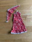 Vintage Barbie Best Buy Red Summer Dress Headscarf Outfit 9619 1977 11in Doll
