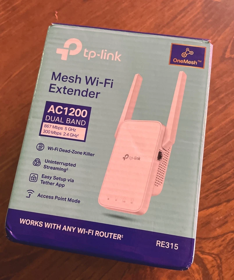 NEW TP-LINK Mesh Wi-fi Extender/booster RE315 AC1200 - Image 2 of 3