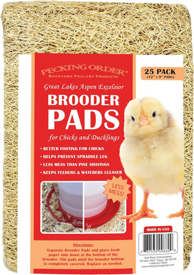 Brooder Pads for Chicks (25 Pack)Brooder Pads for Chicks (25 Pack)