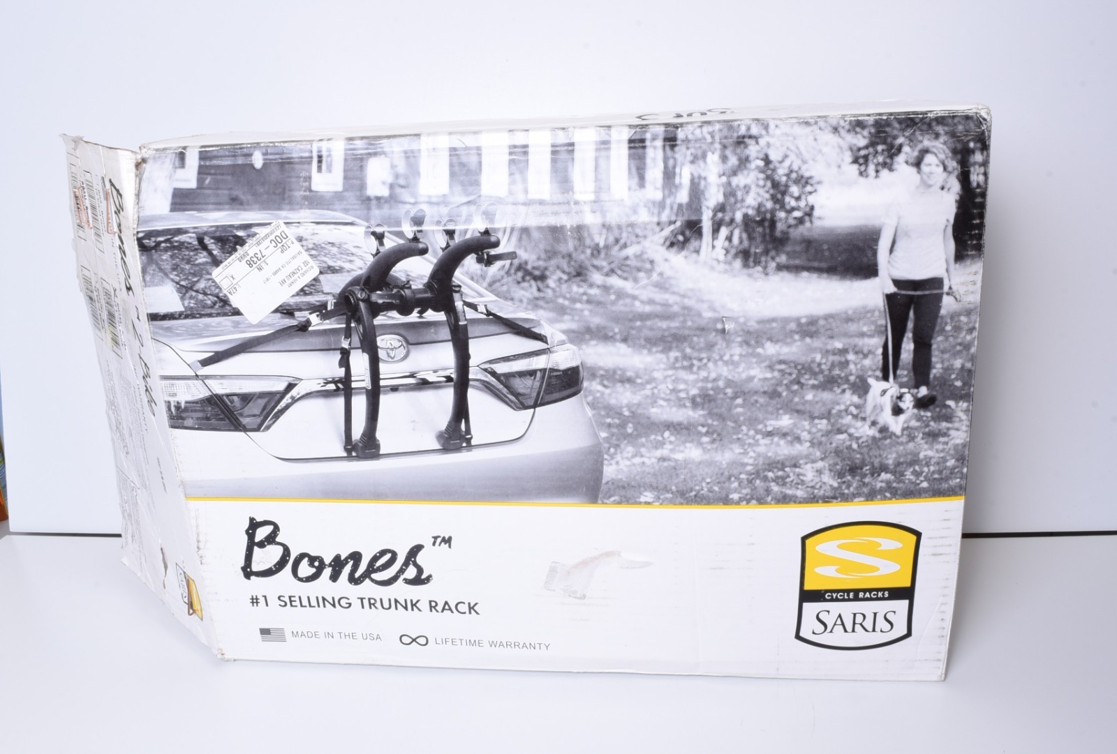 New Saris 805BL Bones 2-Bike Car Trunk Rack Black