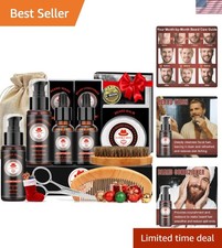 Luxury Beard Care  Grooming Set - Perfect Gift for Birthdays  Holidays