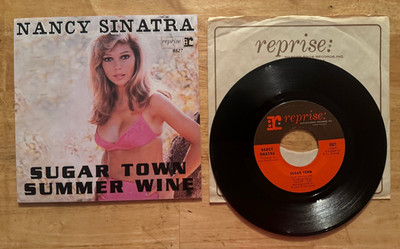 45 7'' SP NANCY SINATRA SUGAR TOWN REPRISE 0527