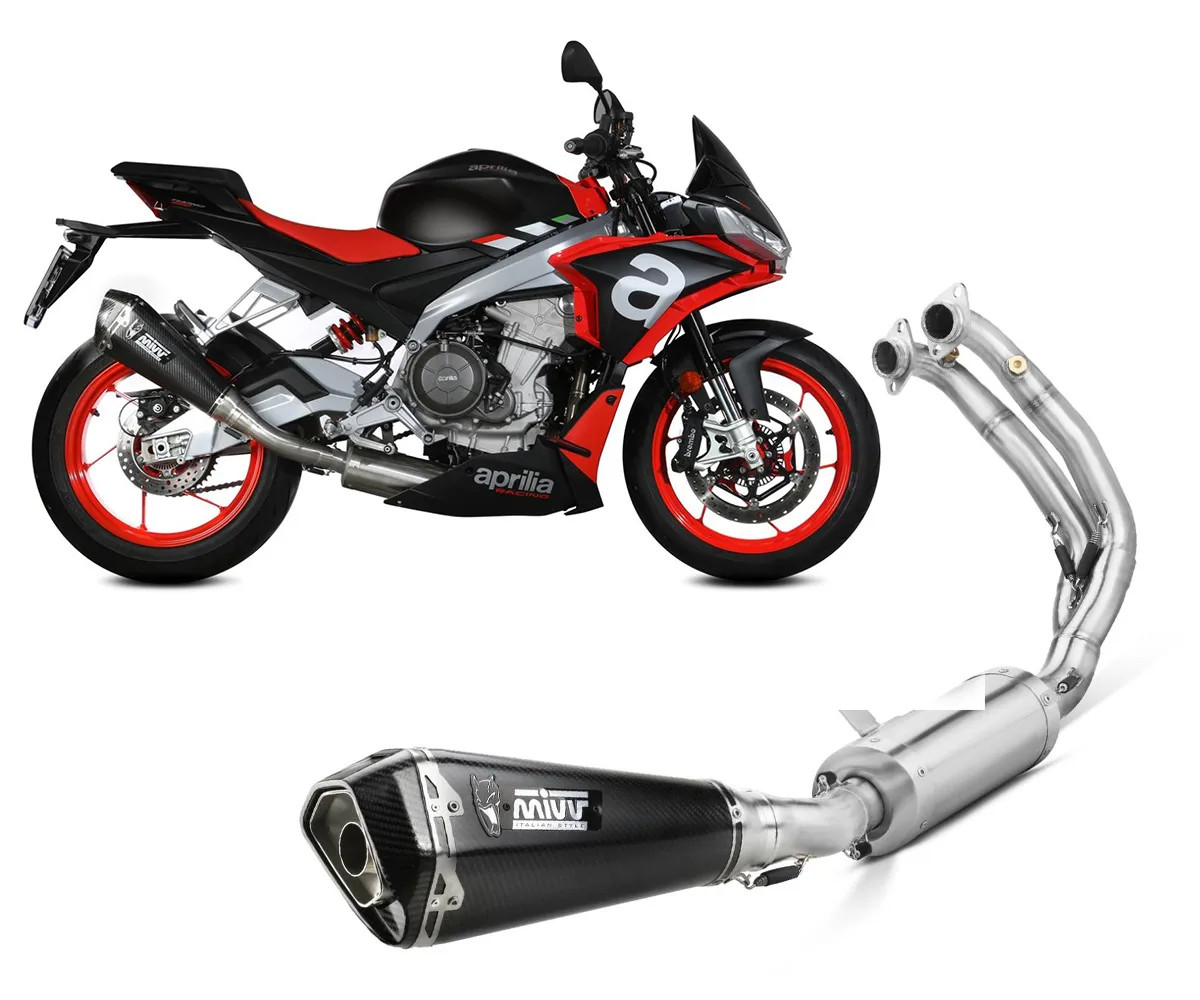 Full Exhaust Mivv Delta Race Carbon E5 for Aprilia Tuono 660 2021 > 2024