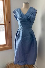 Vintage Harry Keiser 50s Gown Taffeta Party Dress Prom very small size 