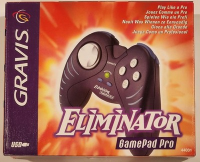 Gravis Eliminator GamePad Pro #44031 / Plug and Play USB Controller (New In Box)