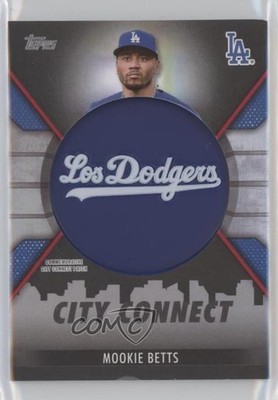 2023 Topps Series 1 City Connect Commemorative Black /299 Mookie Betts Patch gp1
