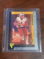 2021 Panini Chronicles Draft Picks #235 Zach Wilson Flux Base RC Silver NFL