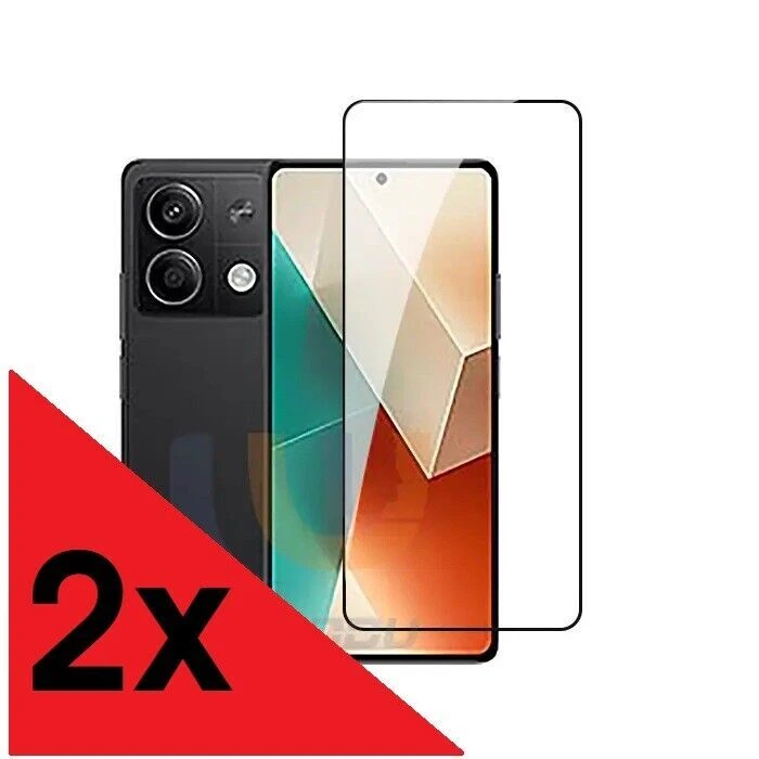 2x Xiaomi Redmi Note 13 / Pro / + Schutzglas 9H Panzerfolie Hartglas Full Screen