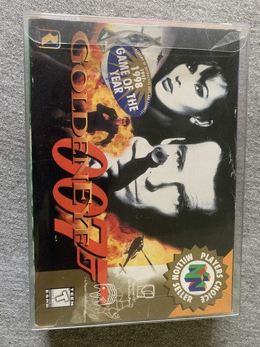 Goldeneye 007 N64 CIB Complete Cart Manual Box Inserts, Protective Case Included - Picture 9 of 9