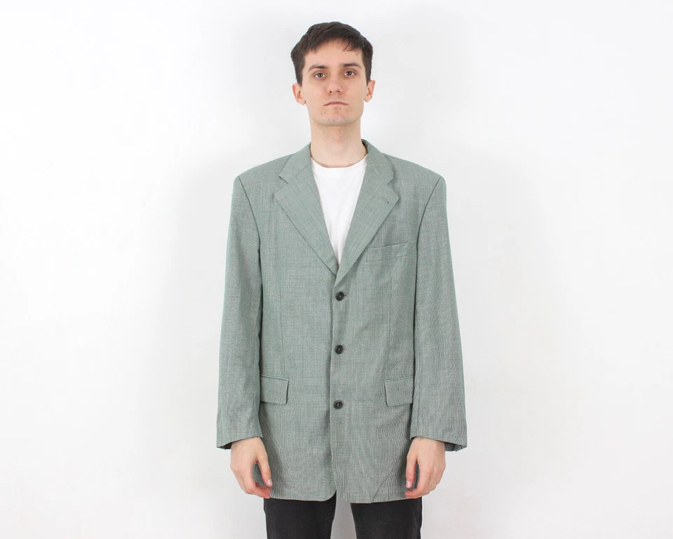 Blazer HUGO BOSS Rubirosa/Salerno Para Hombres Reino Unido 38L EE. UU. Traje Chaqueta de Lana Abrigo Deportivo De Colección Foto 2 de 4