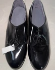 Vibram USA Men's Capps Dress Tux Prom Black Shiny Oxford Shoes Size 12.5 D NEW