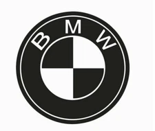 Fits Logo Vinyl Die Cut Car Decal Sticker - FREE SHIP "BLACK"BMW
