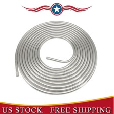 Aluminum Diameter 25 Performance 38 Coiled Tubing Fuel Line Silver New