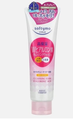 Softymo Hyaluronic Acid Cleansing Foam 6.7 fl oz  /  190 g Moisturizing & Gentle