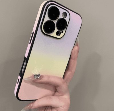 Defendcase Gradient Color All Inclusive Lens Film case for iPhone 16/15/14/13