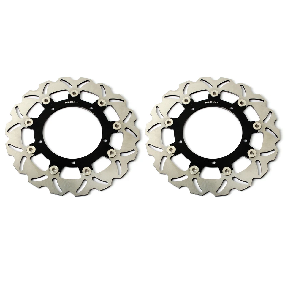 Disques de frein Avant Pour Yamaha YZF R6 2003 2004 FZ6 600 XJ6 MT03 MT09 XSR900 - Photo 1/4
