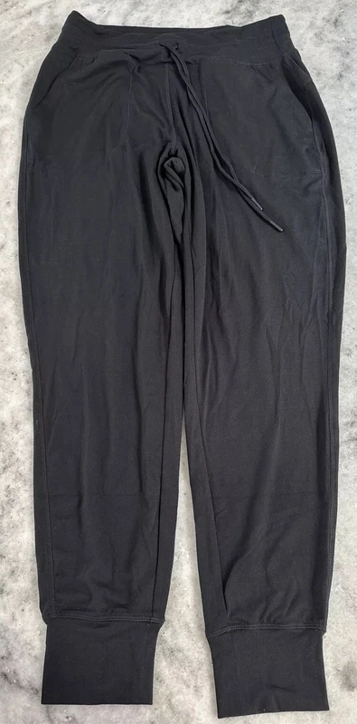 lole lounge jogger pockets drawstring poly blend pants