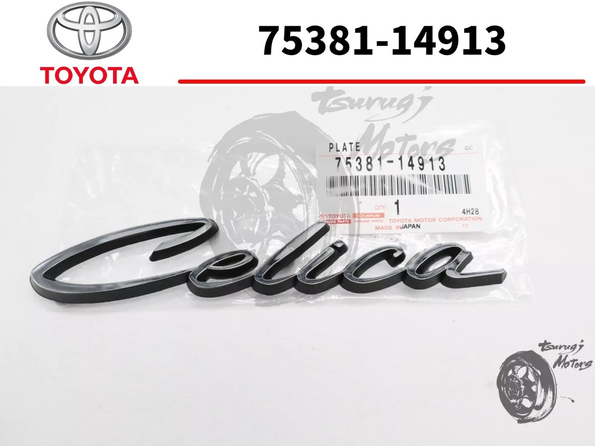 2x Genuine Toyota Celica Badge 75381-14913 for sale online | eBay UK
