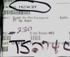 Qty 50-STMicroelectronics-TS274CDT- Hi-Performance Operational Amplifiers 4-chan